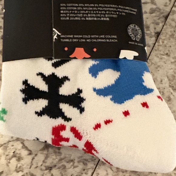 Chrome Hearts White Socks with Red and Black Motif - Picture 6 of 7